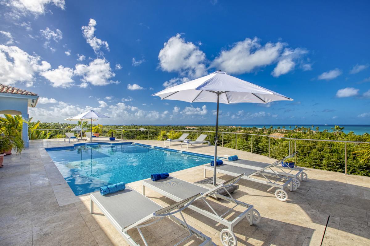 Location villa Saint Martin Terres Basses - villa 4 chambres 8 personnes - A 300m de la plage de Baie aux Prunes - Piscine et Vue mer (6)